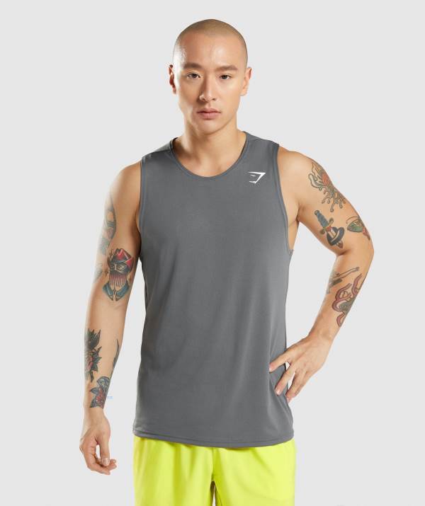 Panske Tielko Gymshark Arrival Siva | IO8304659